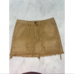 Free People Cargo Mini Skirt